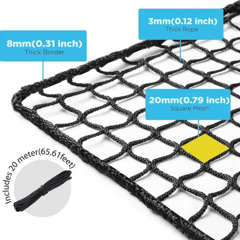 Golf practice multi-size golf, baseball, hockey, football multi-function exercise network