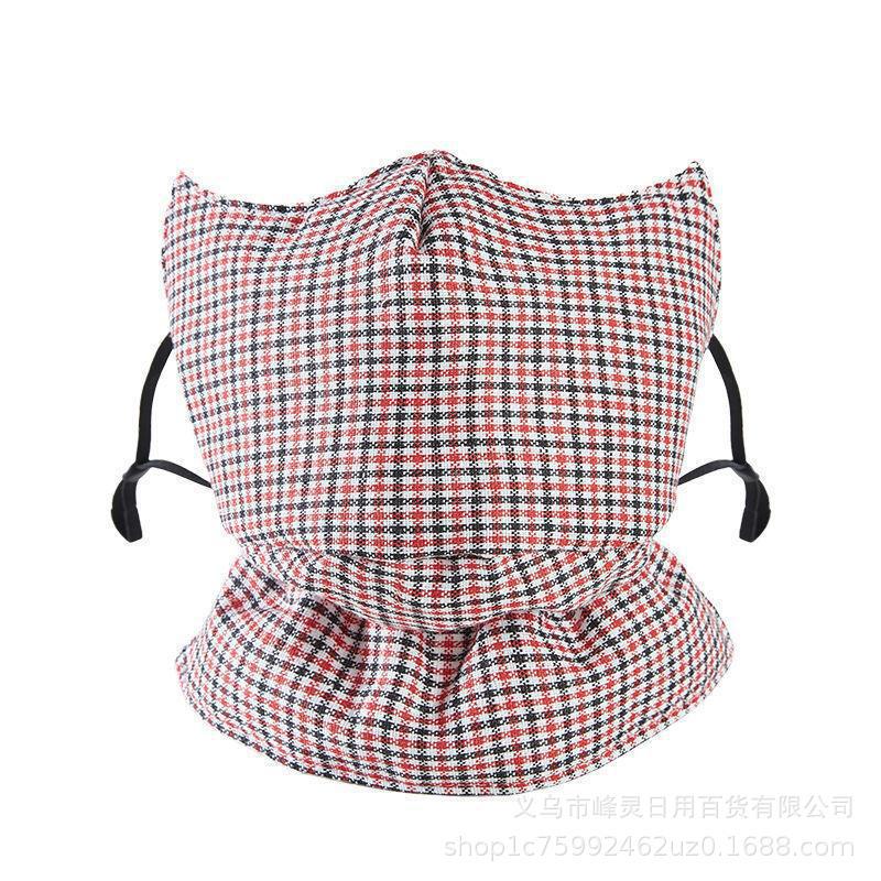 Warm Mask for Women in Winter Pure Cotton Thickeneded and Enlarged Adult Cold-Proof Mask Dust-Proof Breathable Washable Cycling Mask