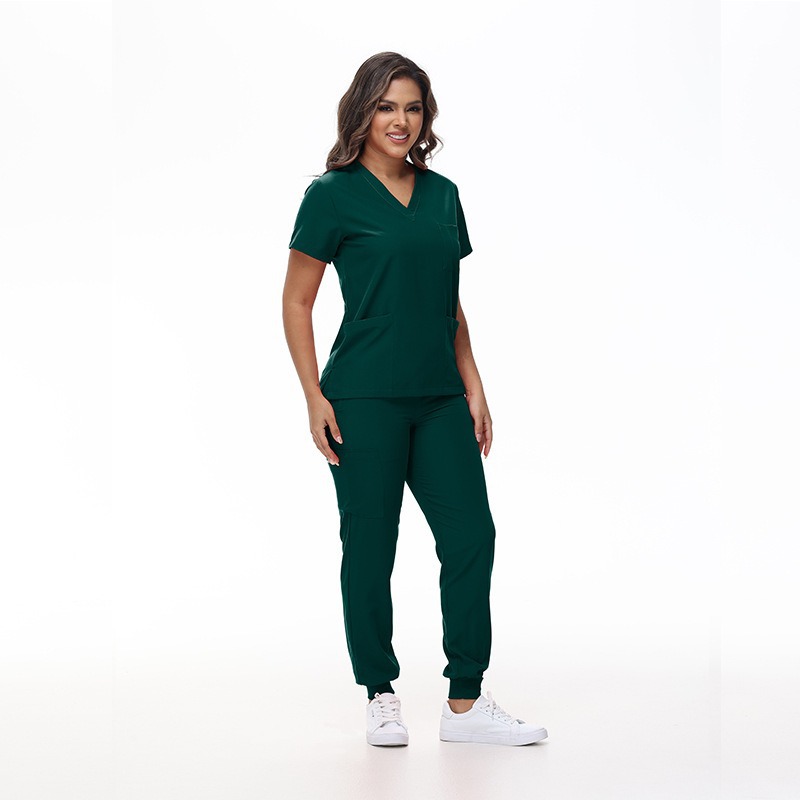 Foreign Trade Beauty Salon Operating Room Doctor Nurse Work Uniform Surgical Clothes Quick-drying Comfortable Elastic Hand-washing Clothes suit