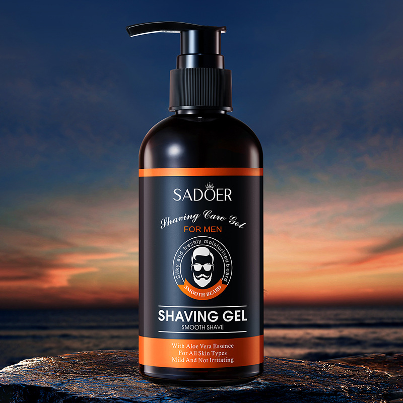 English SADOER men's shaving gel mild and non-exciting clean softening beard cross-border foreign trade Wholesale