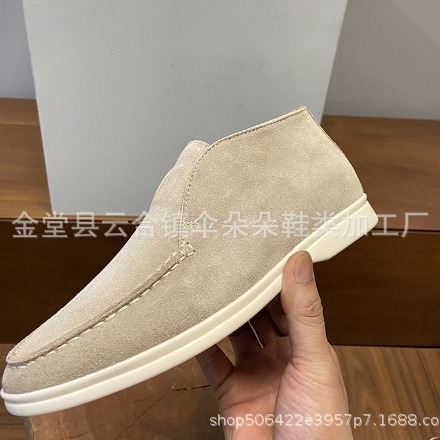 Новые короткие ботинки для мужчин 2023, белая подошва