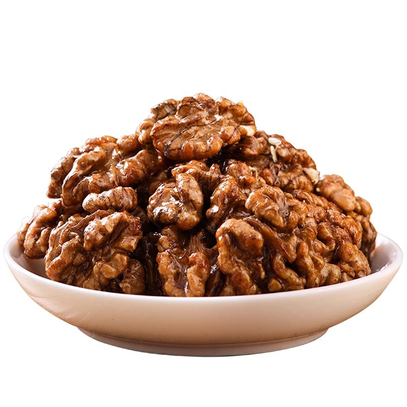 Amber Walnut Kernels New Arrival 2023 Raw and Cooked Sesame Honey Rose Walnut Kernels Canned Nut Snacks Pecan Kernels