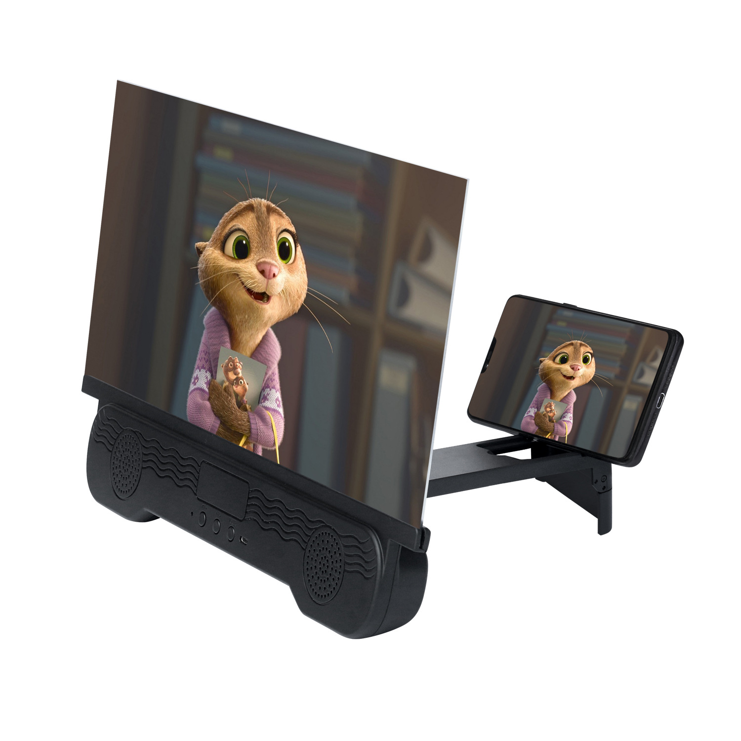 Factory Direct Sales new mobile phone audio screen amplifier mobile phone desktop bracket screen amplifier Ultra Clear