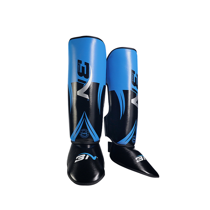 Bn Muay Thai Leg Guards, Adult and Kidsren's Boxing Foot Guards, Sanda Fighting Shin Guards, Fighting Training Calf Guards