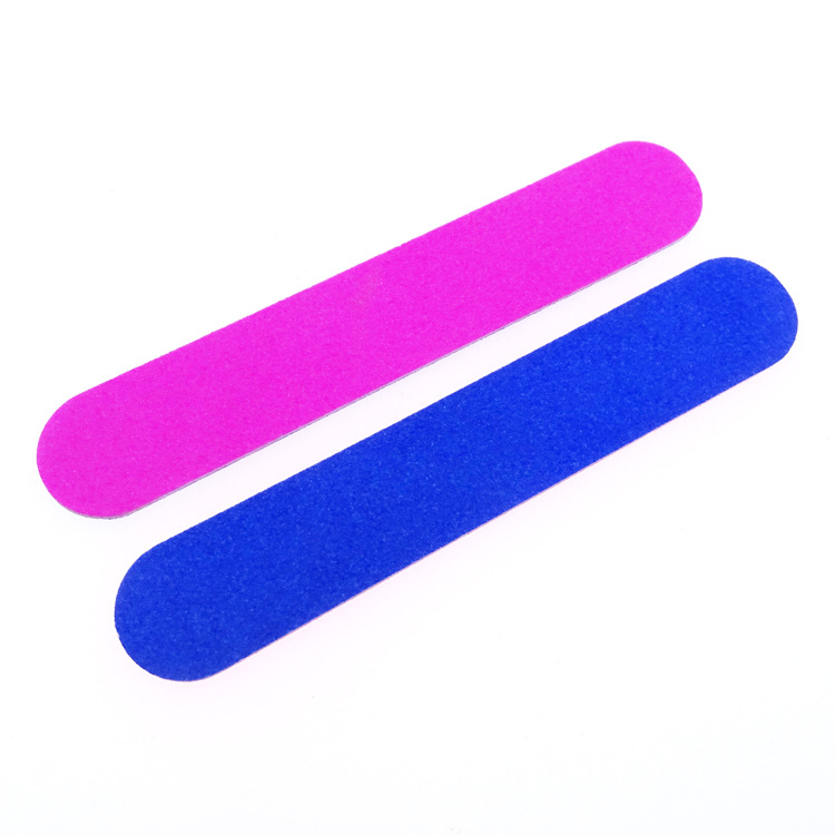 Factory spot wholesale disposable rubbing wood file trimming type polishing mini nail file double-sided nail tools