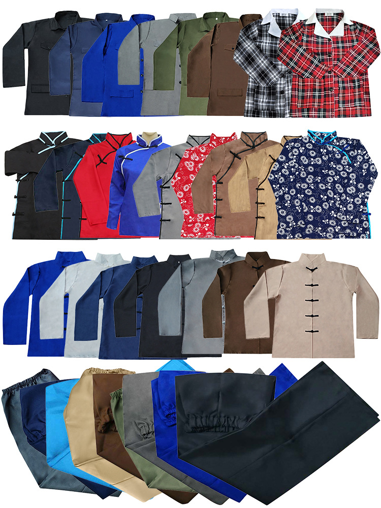 Original Zhiqing's Republic of China, Hundreds of Surnames, Farmer's Women, Nakamura's Ancient Drama Costume Sketch, Douyin Kuaishou Same Style