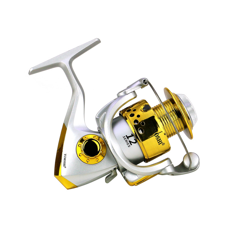 SA1000-7000 fishing reel fishing wheel fishing wheel fishing reel fishing spinning wheel spinning wheel plastic head silver yellow