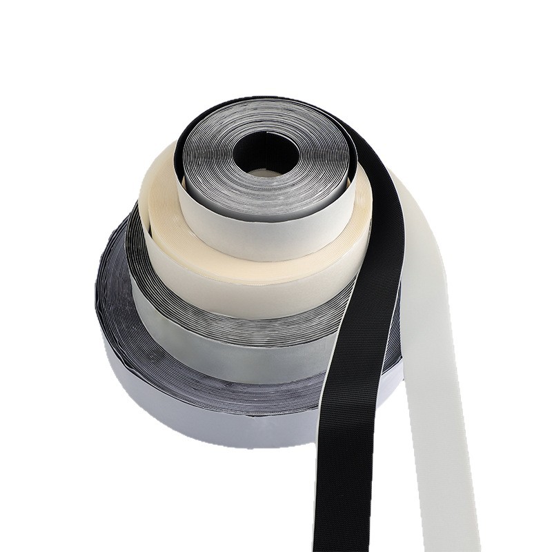 Strong Double-Sided Self-Adhesive Screen Door Curtain Hook and Loop Tape Strong Adhesive Double-Sided Nylon Adhesive Velcro Wholesale