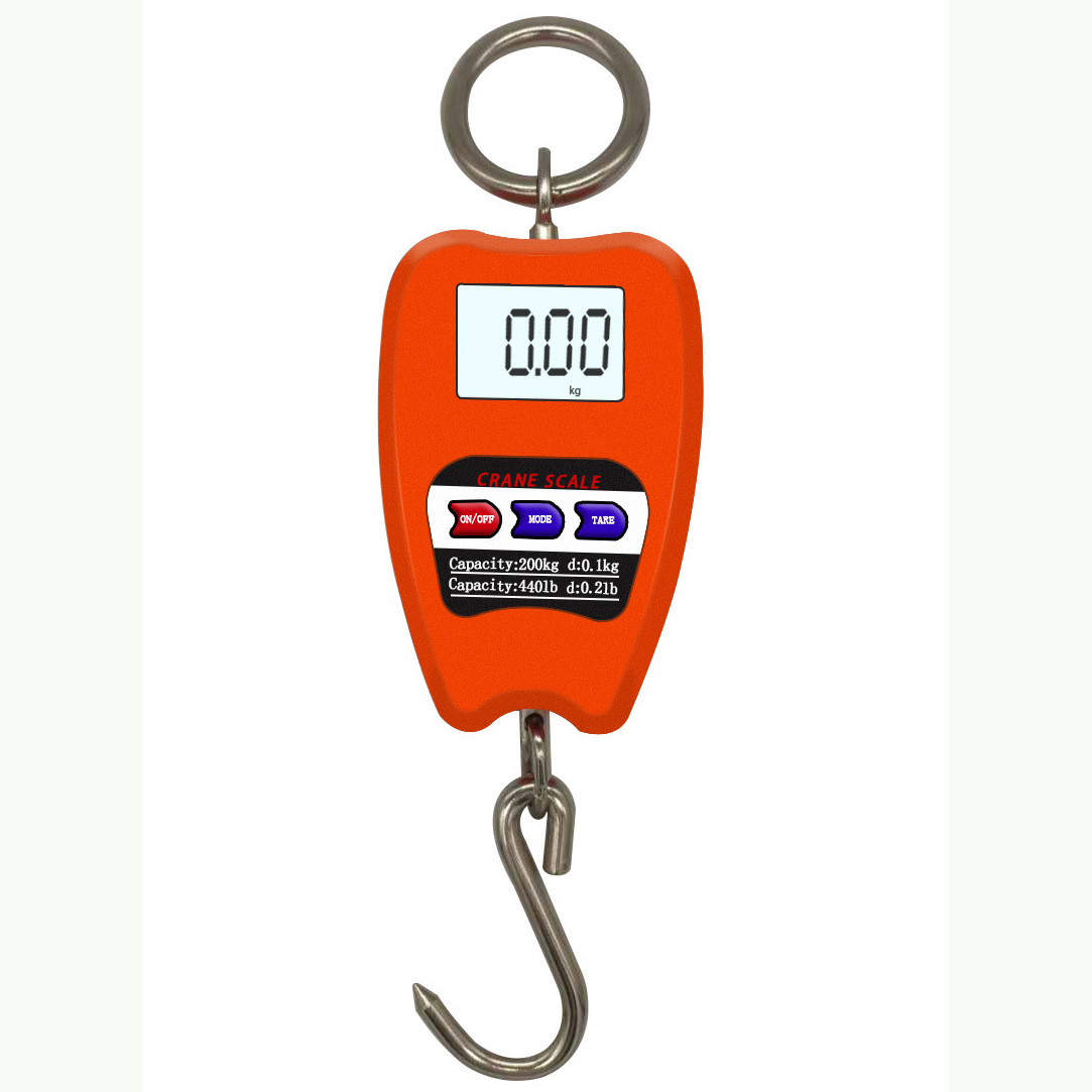 Весы с крюком 200кг, тяжелые, аккумуляторные, для рыбалки, промышленные, электронные висячие весы