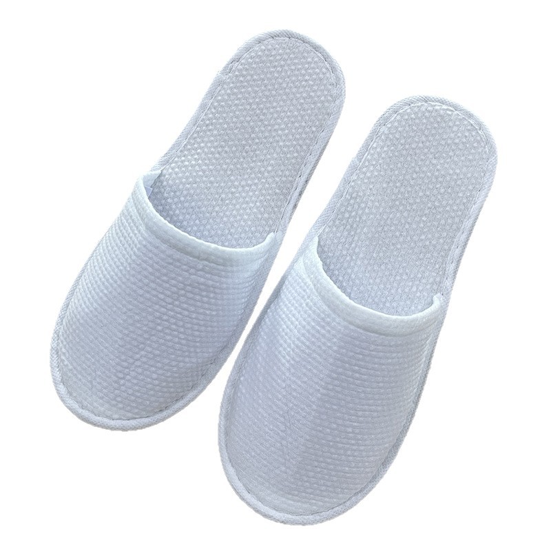 Five-Star Hotel Disposable Slippers Thickened Non-Slip Beauty Salon Hospitality Pearl Cotton Slippers Wholesale B&B Hotel