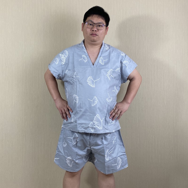 Brand New Disposable Bath Clothing Large Size Steaming Clothing Women's Spa Health Center Moxibustion Clothing Pure Cotton Foot Bath Massage Clothing