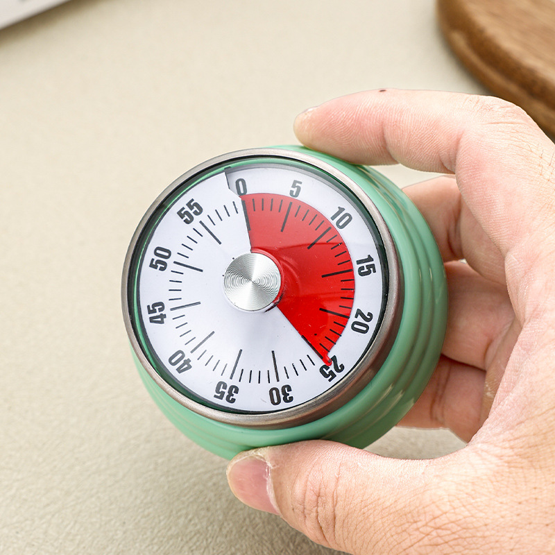 Stainless Steel Timer Kitchen Alarm Clock Student Reminder Home Time Manager Loud Sound Stopwatch Timer