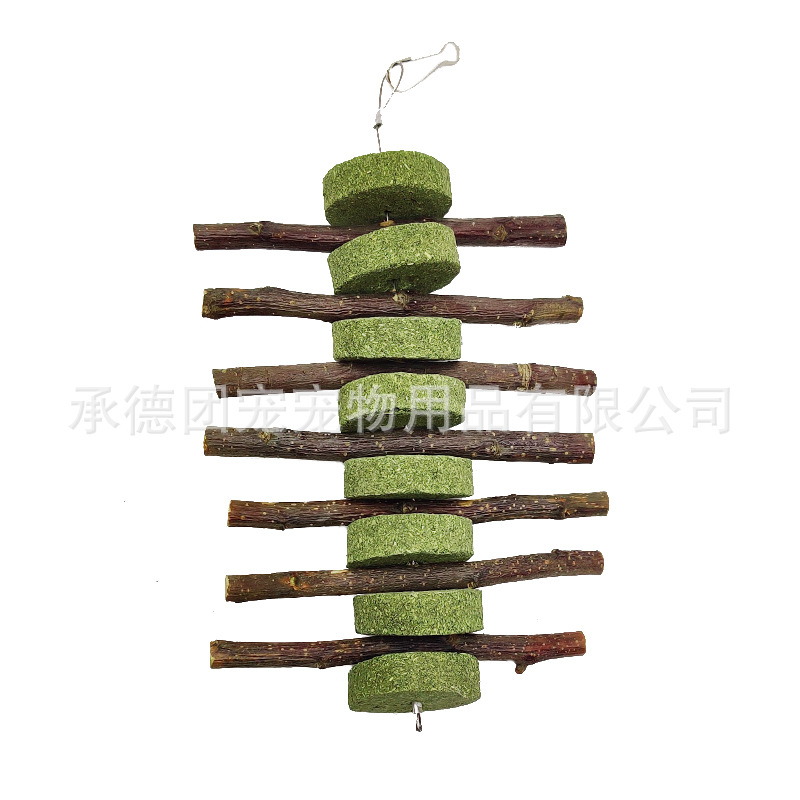 Amazon's Most Popular Apple Branch Chewing Wood Skewers, Molar Skewers, Sweet Bamboo Chewing Skewers, Straw Cake Skewers, Straw Ball Skewers, Rabbit Molar Skewers