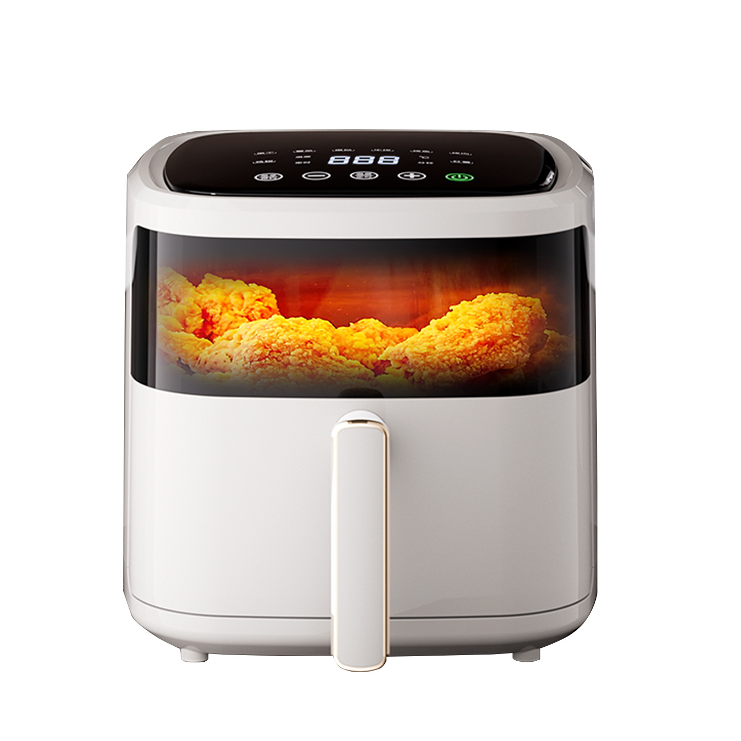 2025 new air fryer household airfryer stainless steel multifunctional air fryer large capacity electric fryer