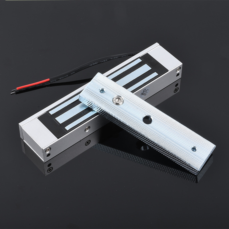 180kg Magnetic Lock, Electromagnetic Lock, Electric Control Lock 12V, Access Control Electronic Lock, Surface-Mounted for Single Doors, Factory Can Customize to 24V