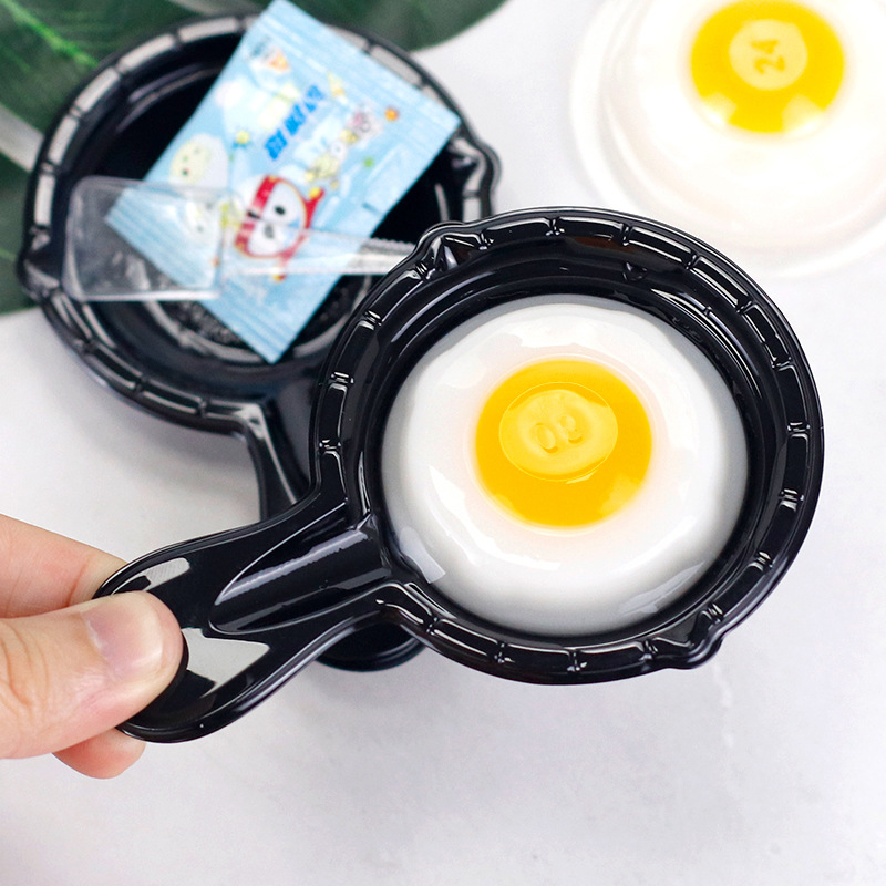 Golden Rice Fried Egg Pudding 80g Bag Popping Candy Snack Jelly Fruit Flavor DIY Candy Toy Baby Entertainer Supermarket Wholesale