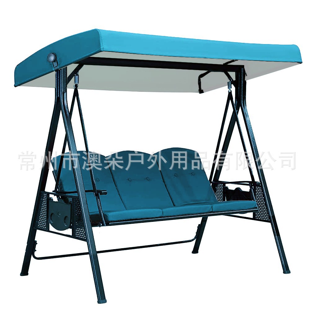 Outdoor Courtyard Swing with Side Hole Top Cloth Straight Edge Replaceable Ceiling Rainproof Sunscreen Swing Ceiling Cover