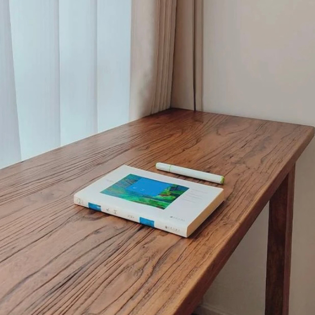 Old Elm Wood Solid Wood Writing Desk Log Tableboard Desk Tea Table Dining Table Long Table Bar Large Board Tableboard