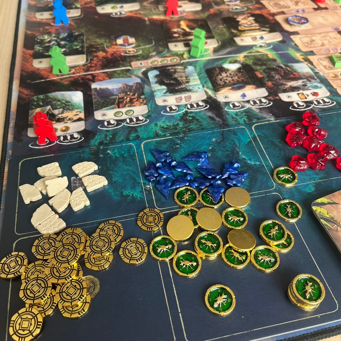 Lost Anak Ruins Board Game Accessories Gold Coin Compass Alloy Oil Drop Metal Indicator Non-3D Printing