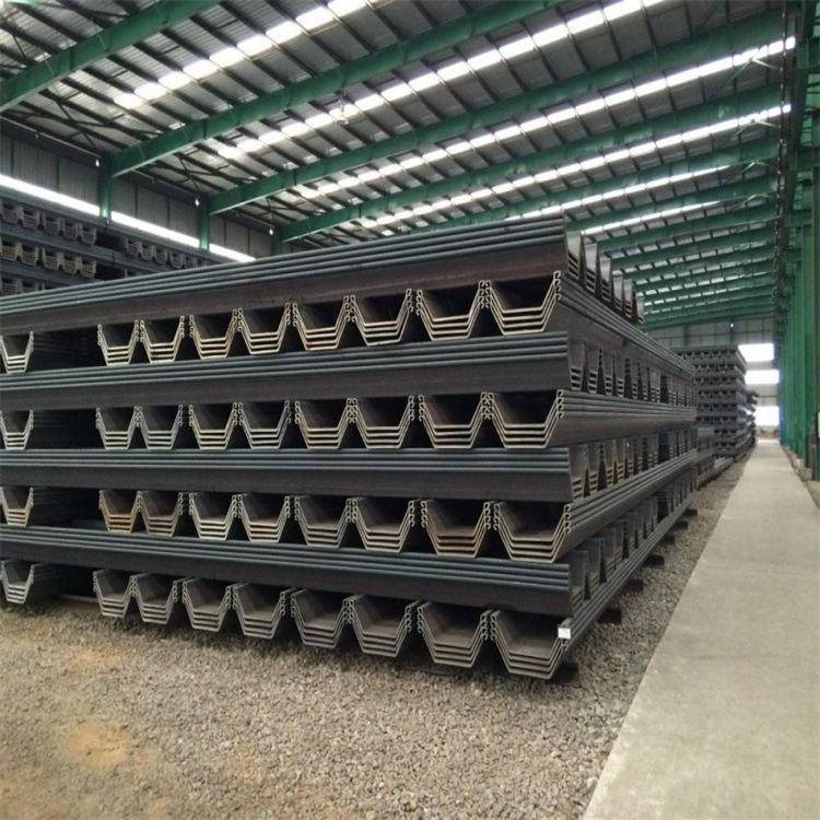 Tianjin Wholesale Jinxi Hot-Rolled Larsen Steel Sheet Pile Construction Site Construction Water-Stop Embankment Cold-Bent Piling Steel Sheet Pile