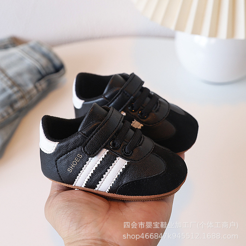 2025 Baby Shoes Autumn and Winter Style 1 Year Old Male and Female Baby Princess Toddler Shoes Soft Sole Versatile 0-12 Months Infants