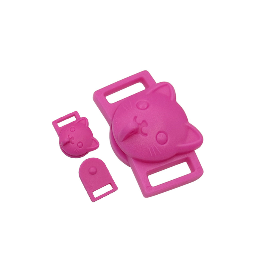 Colorful Cat Buckle, Cat Face Cat Buckle, Cat Collar Anti-Strangle and Anti-Suffocation Buckle, Pullable Small Colorful Buckle, Factory Direct Supply
