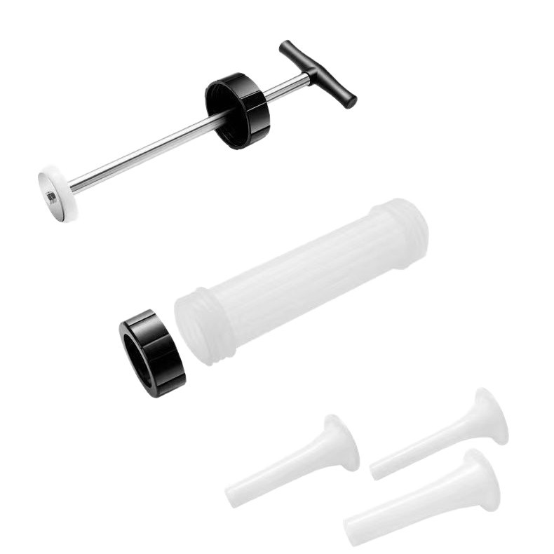 Handmade Sausage Filling Tool, Homemade Sausage Filling Machine, Household Hand-Pushed Large Sausage Filling Artifact, Natural Pig Casing