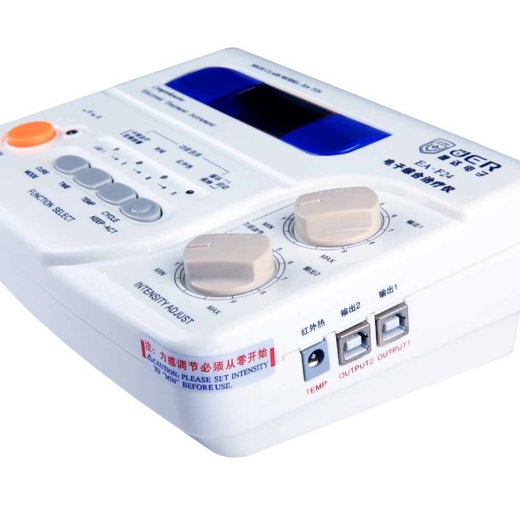 Muscle Electrotherapy Massager Ea-F24 Digital Comprehensive Therapy Device Multifunctional Massager Physiotherapy Portable Heat Therapy