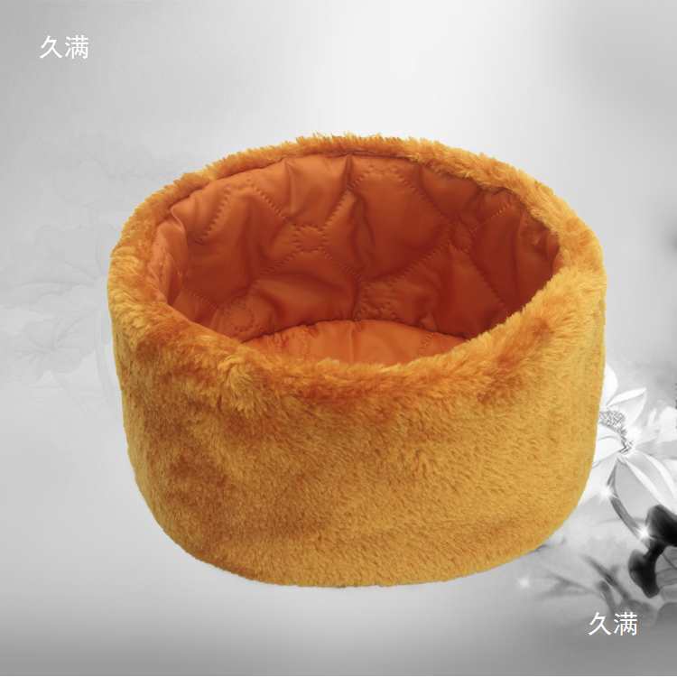 Men's and Women's Plush Thickened Monk Hats for Autumn and Winter