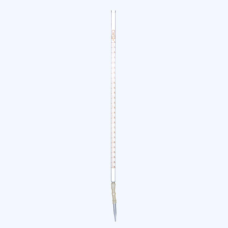 Tianbo Burette A-Grade Inspection White Brown Blue and White Line Acid-Base Tetrafluorine 5/10/25/50/100ml