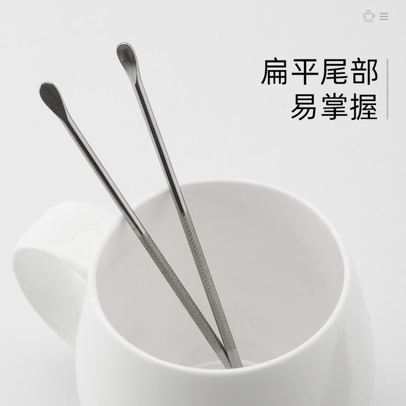 Cross-border 304 stainless steel flower needle coffee carved stick fancy coffee appliance hook baking milk bubble flower needle