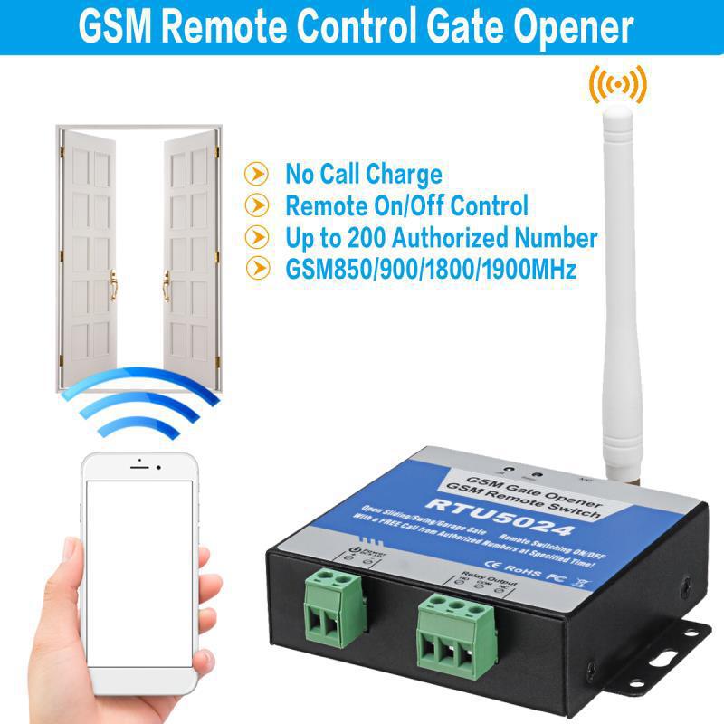 RTU5024 mobile phone remote wifi controller access control factory direct door opener motor controller GSM