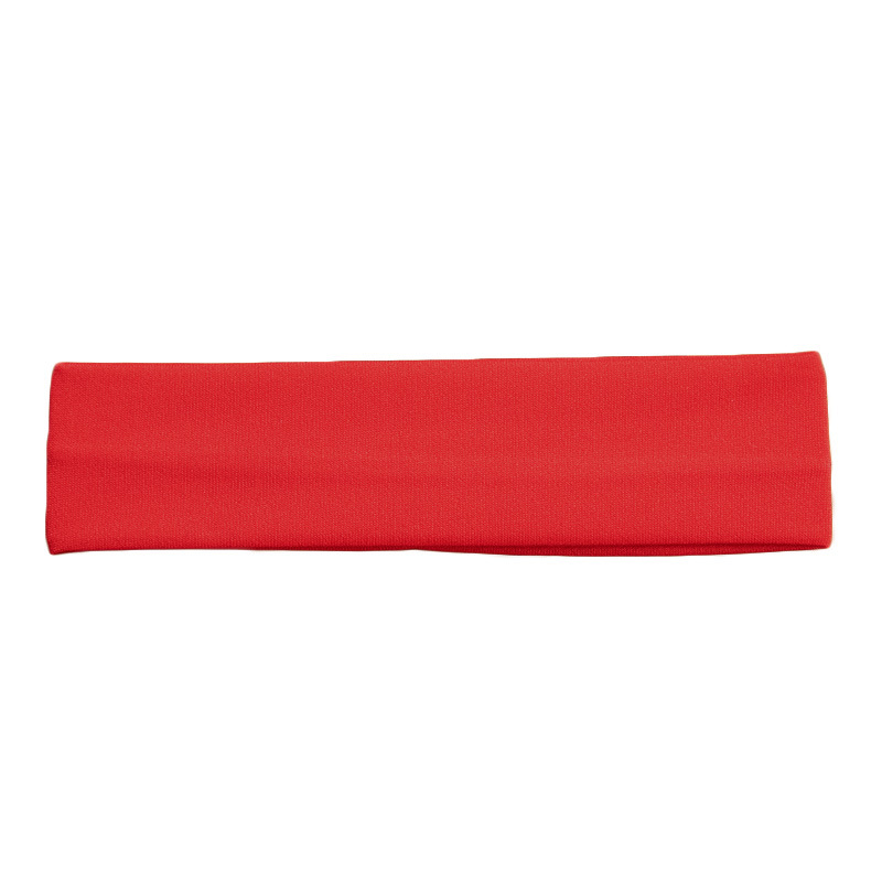 Solid Color Sports Headband Yoga Elastic Fitness Running Style Multi-Color Headband Sweat-Absorbent Cotton Headscarf Face Wash Headband