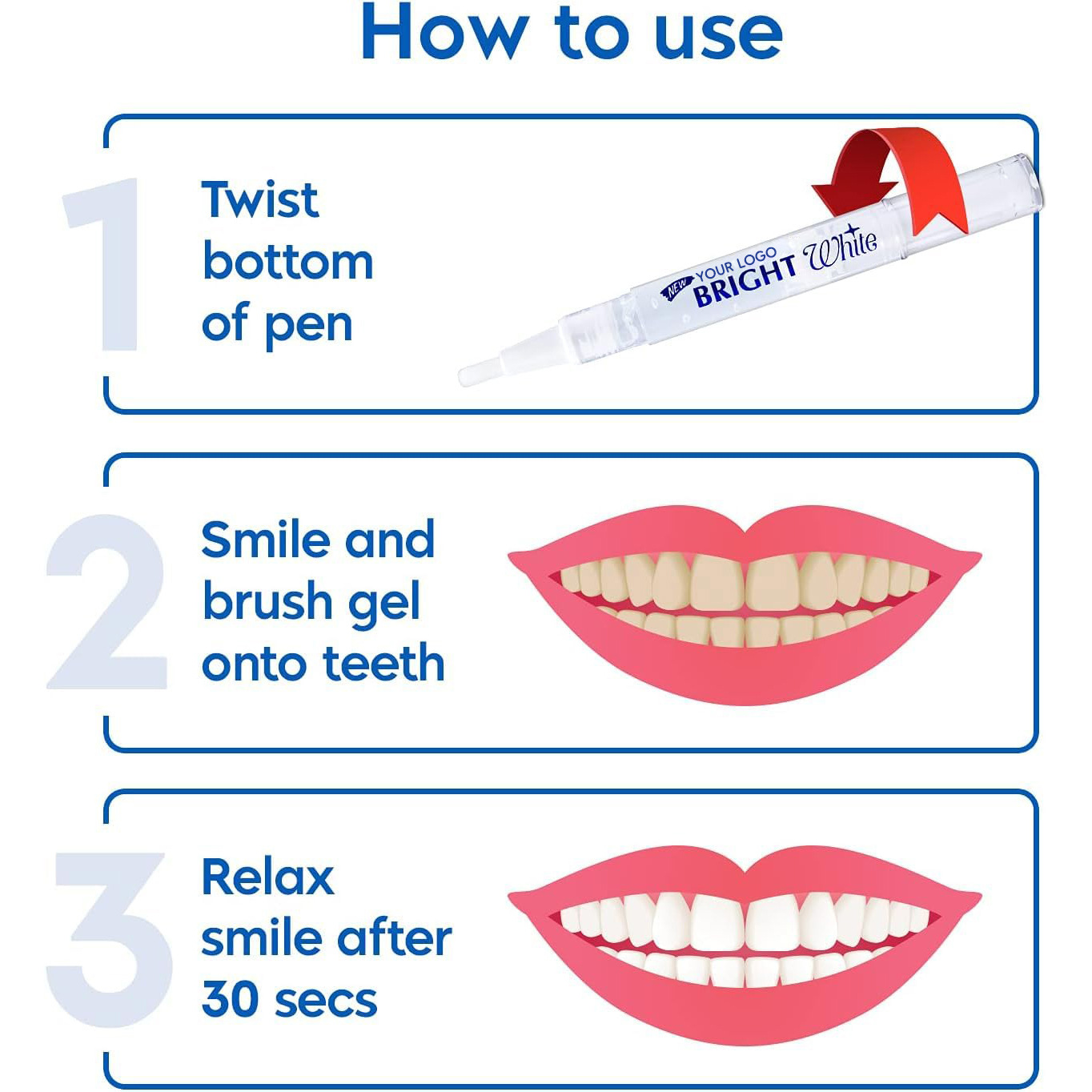 Cross-Border New Tooth Whitening Pen, Customized Tooth Whitening, Whitening, Brightening, Yellowing, Removing Tooth Stains, Whitening Tooth Whitening Pen