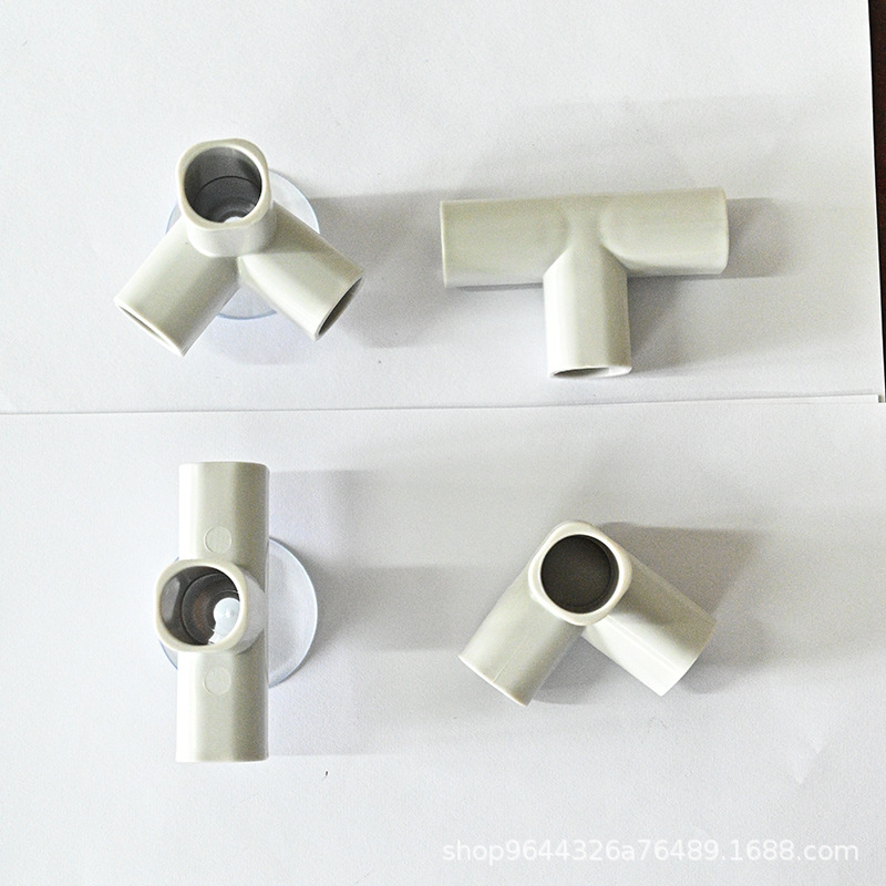 Game fence accessories baby fence plastic interface tee stainless steel pipe injection molding parts processing wholesale