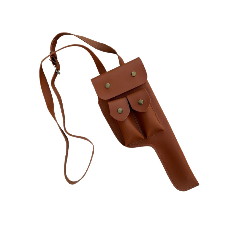 Shell Holster Stage Performance Props Wang Ba Box Anti-War Supplies Performance Props Pistol Leather Holster