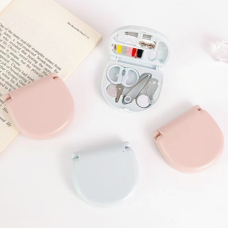 Nordic style mini sewing box portable small sewing kit sewing tools combination set hotel supplies wholesale