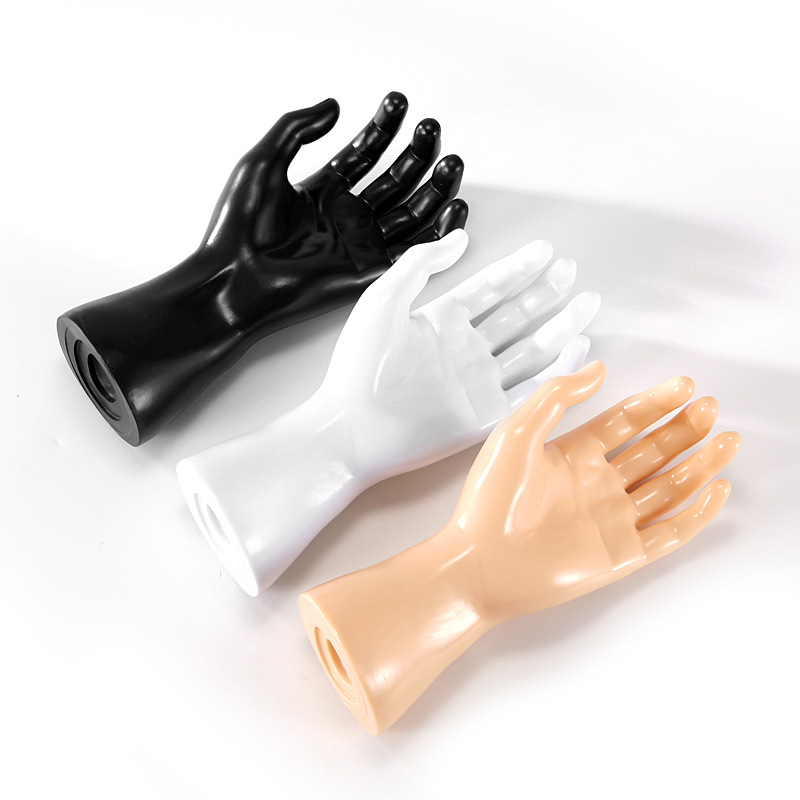 Simulated Male Hand Model Plastic Enlarged Male Hand Fist Left and Right Hand Ski Gloves Industrial Gloves Display Props