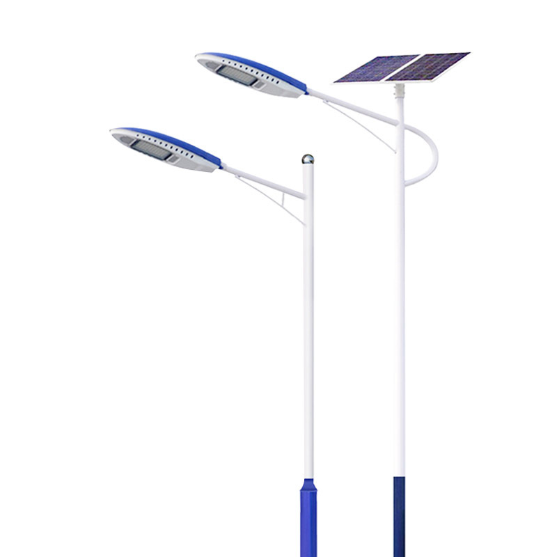 Solar Lighting Street Lamp Municipal Project Bright Single-Arm Street Lamp 6m New Rural Stainless Steel Factory Direct Supply