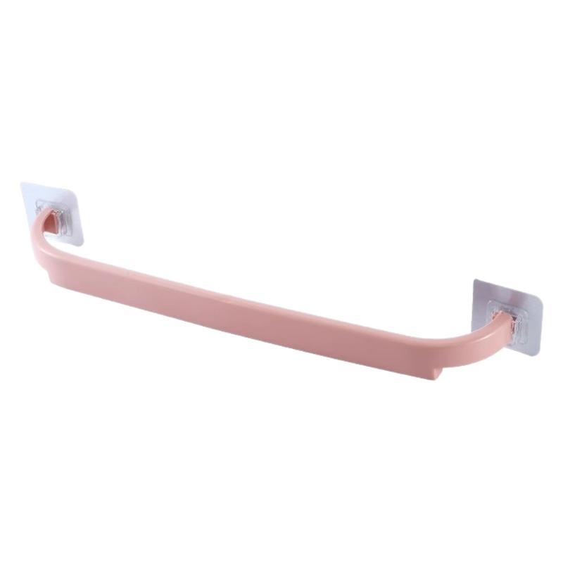 Towel Rack-free Punch-free Toilet Long Bathroom Double-pole Wall-mounted Towel Rack Toilet Single-pole Slippers Rack