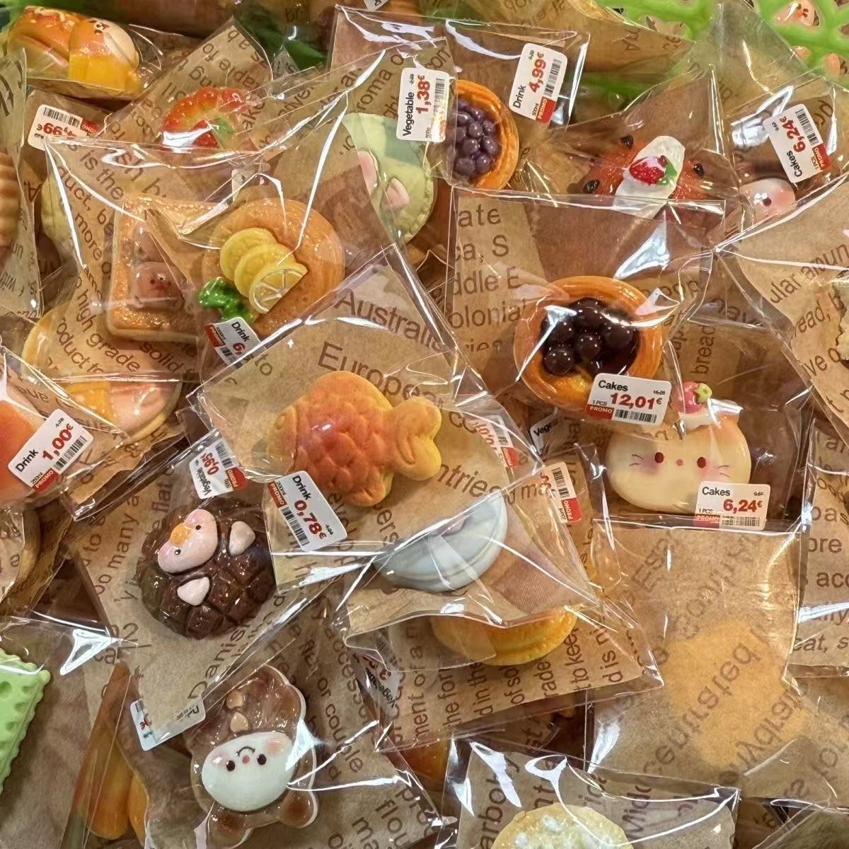 [A variety of choices] mini cake dessert bread play independent packaging miniature simulation children play house