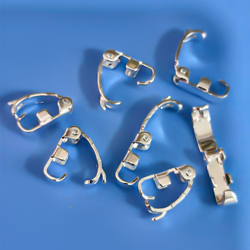 Copper Watch Buckle Connector Bracelet Buckle DIY Accessories in Large Supply Hairpin Buckle Watch Buckle Head Copper Snap Button