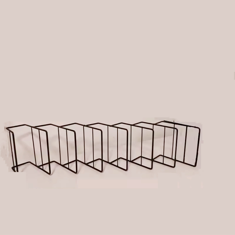 Книжная полка с семью, девятью и восемью изгибами, металлическая полка для книг, разделитель товаров