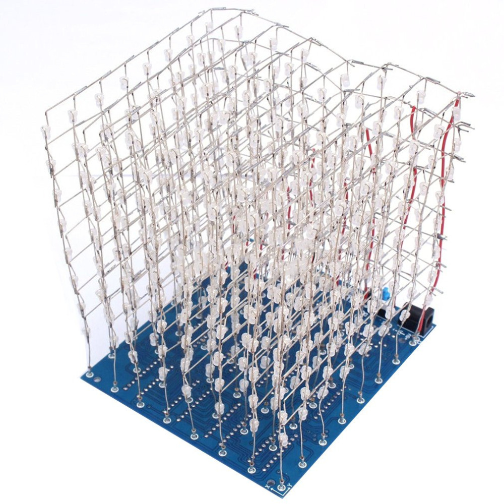 3D8 Light Cube DIY Kit (573+2803+5a60s2) 8*8*8 Light Cube Kit Free Information