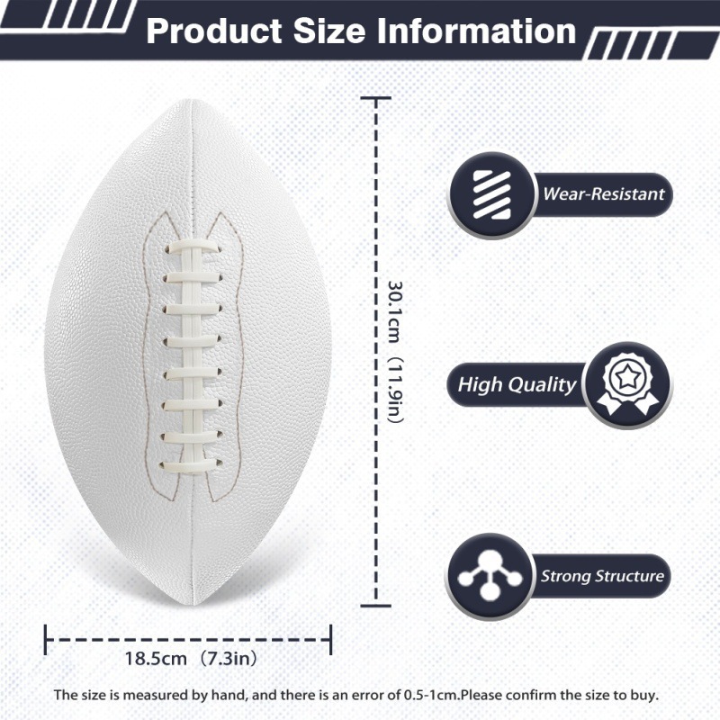 Rugby factory direct American football printed logo cross-border hot sale competition training handball one piece minimum order