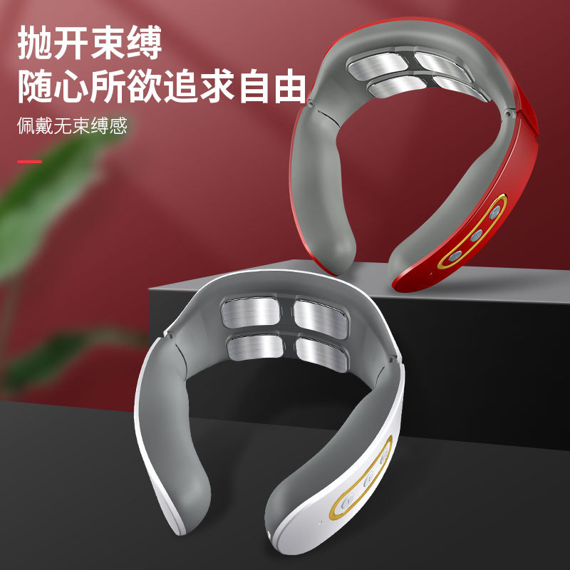 Cross-Border factory for cervical spine massage device charging cervical spine device Neck home shoulder and neck massage device massager neck protection device