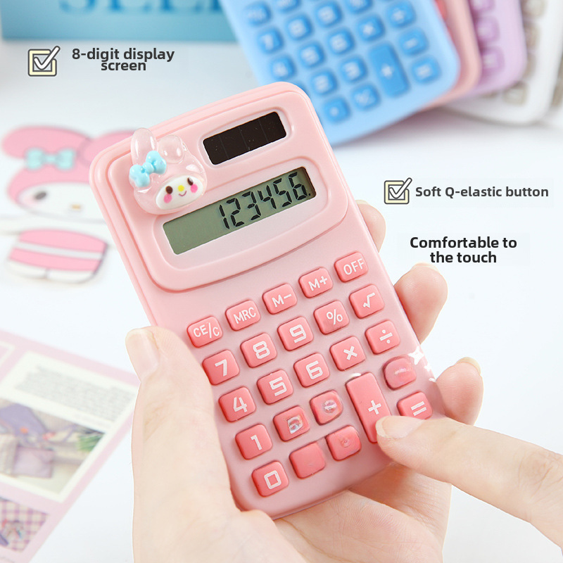 Creative Cute Cartoon Calculator for Students and Office Use, High-Value Mini Portable Calculator Wholesale