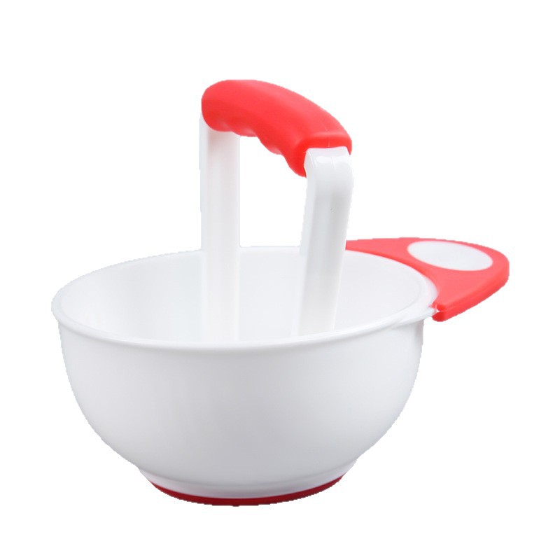 Baby Food Supplement Food Grinding Bowl Baby Fruit and Vegetable Food Supplement Tool Grinding Bowl and Grinding Stick Set
