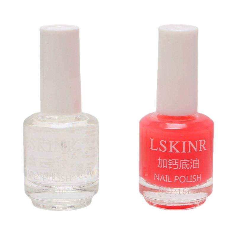 Nail Polish Plus Calcium Base Oil Quick-Drying Bright Oil Care Nutrient Solution Protection and Brightening Nail Set Nutritional Oil Nail Polish