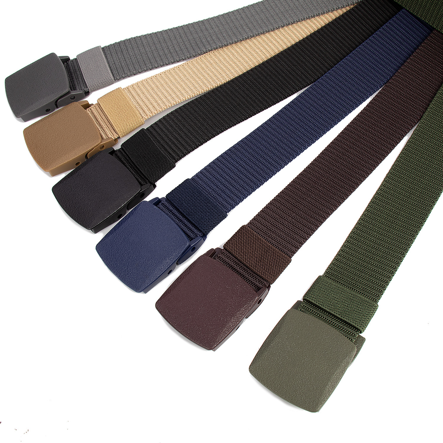 Кросс-бордерный тактический плетеный пояс для мужчин, эластичный пояс